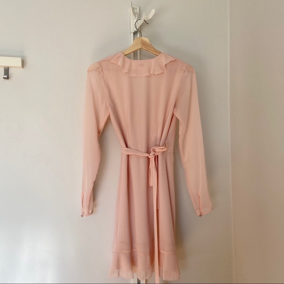 WILFRED Louise Ruffle Rose Quartz Dress -Size XXS - Picture 3 of 5